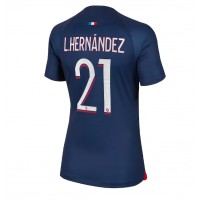 Paris Saint-Germain Lucas Hernandez #21 Hemmatröja Kvinnor 2023-24 Korta ärmar